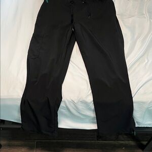 Med Couture Black Cargo Scrub Pants